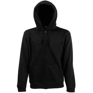 Толстовка с начесом PREMIUM HOODED SWEAT JACKET 280, черный, размер XL