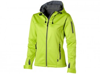 Куртка софтшел 'Match' женская, серый/светло-зеленый, размер S