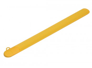 USB 2.0- флешка на 8 Гб в виде браслета, желтый, размер 8Gb
