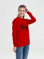 Толстовка [Собака Калякаk, красная, размер S