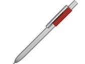 Ручка металлическая шариковая «Bobble», серый/красный