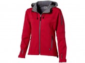Куртка софтшел 'Match' женская, серый/красный, размер S