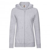 Толстовка женская без начеса LADIES LIGHTWEIGHT HOODED SWEAT 240, серый, размер S