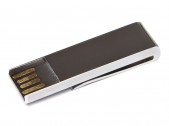 USB 2.0- флешка на 16 Гб в виде зажима для купюр, серебристый, размер 16Gb