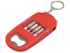 Брелок-открывалка с отвертками и фонариком «Uni» софт-тач, красный