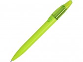 Ручка пластиковая шариковая «Mark» с хайлайтером, зеленое яблоко