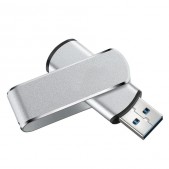 USB flash-карта SWING METAL, 32Гб, алюминий, USB 3.0, серебристый