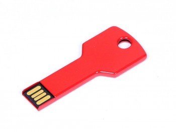 USB 2.0- флешка на 8 Гб в виде ключа, красный, размер 8Gb