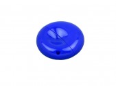 USB 2.0- флешка промо на 16 Гб круглой формы, синий, размер 16Gb