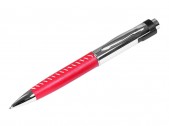 USB 2.0- флешка на 64 Гб в виде ручки с мини чипом, красный/серебристый, размер 64Gb