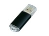 USB 2.0- флешка на 64 Гб с прозрачным колпачком, черный, размер 64Gb