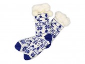 Домашние носки женские, синий, размер стопа 21,5-25 см