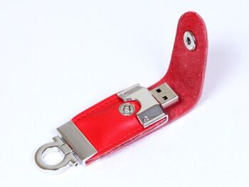 USB 2.0- флешка на 8 Гб в виде брелока, красный, размер 8Gb