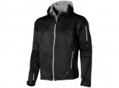 Куртка софтшел 'Match' мужская, черный/серый, размер 3XL