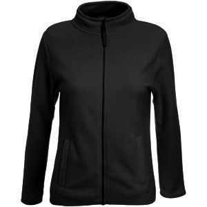 Толстовка женская LADY-FIT FULL ZIP FLEECE 250, черный, размер XL