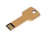 USB 2.0- флешка на 32 Гб в виде ключа, золотистый, размер 32Gb
