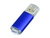 USB 2.0- флешка на 32 Гб с прозрачным колпачком, синий, размер 32Gb
