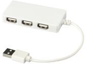 USB Hub на 4 порта «Brick», белый