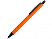 Ручка металлическая шариковая «Iron», черный/оранжевый