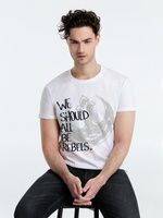 Футболка Rebels, белая, размер S