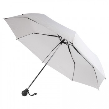 Зонт складной FANTASIA, механический, белый, черный