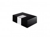 Коробка для сигар «Ligne 2», черный/серебристый